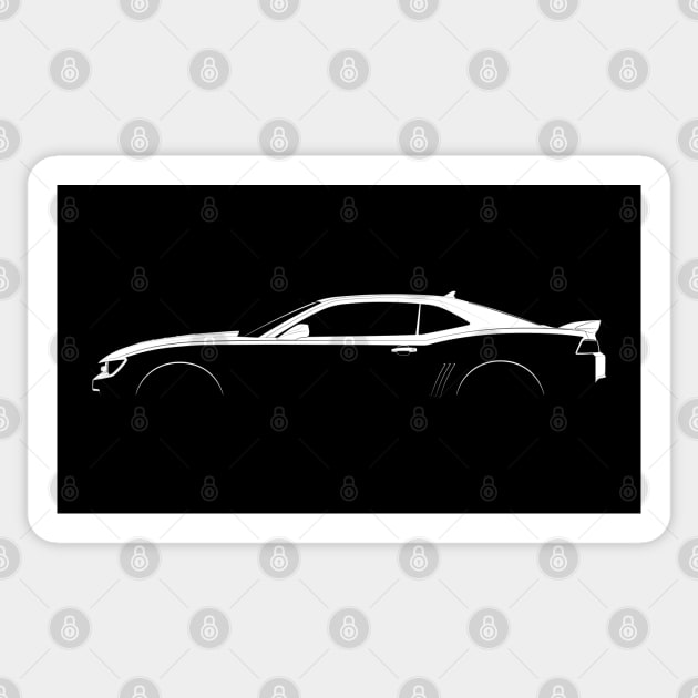 Chevrolet Camaro Z28 Silhouette Sticker by Car-Silhouettes